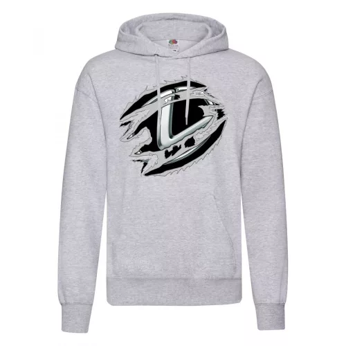 lexus mikina svetlo sivá