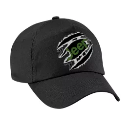 čierna látka jeep detská baseball čiapka