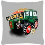 malý dutra šedý bavlnený vankúš