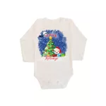 merry christmas body pre bábätká chlapci dlhý rukáv