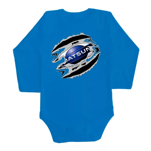 datsun modrá dlhý rukáv dojčenské body