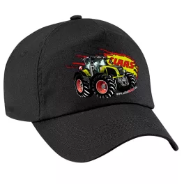 čierna látka claas traktor detská baseball čiapka