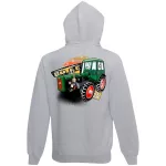 malý detský sveter dutra na zips - šedý
