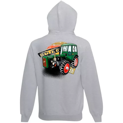 malý detský sveter dutra na zips - šedý