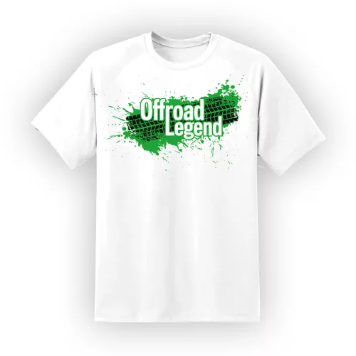 biele tričko offroad legenda