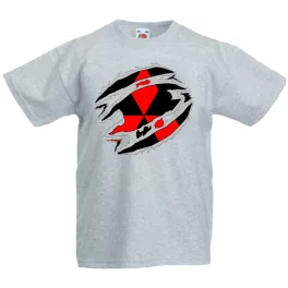 detské tričko mitsubishi šedé