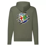 alfa romeo zips zelená mikina