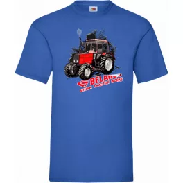 tričko belarus tractor modrá