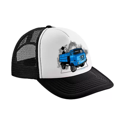 čierno biele modrá ifa baseball čiapka