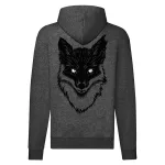 mikina na zips na zips líška gry