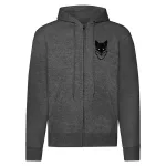 mikina na zips na zips líška gry