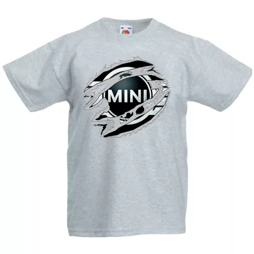 mini šedé detské tričko