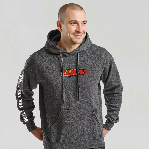 sveter claas style s klokaním vreckom v tmavošedá farbe