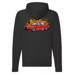 skoda 120 čierna mikina na zip