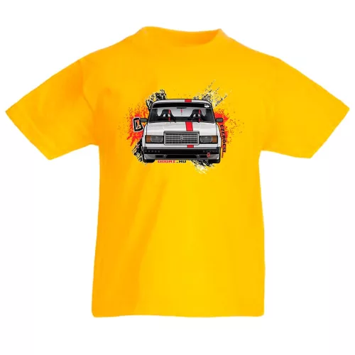 detské tričko lada 2107 žlté