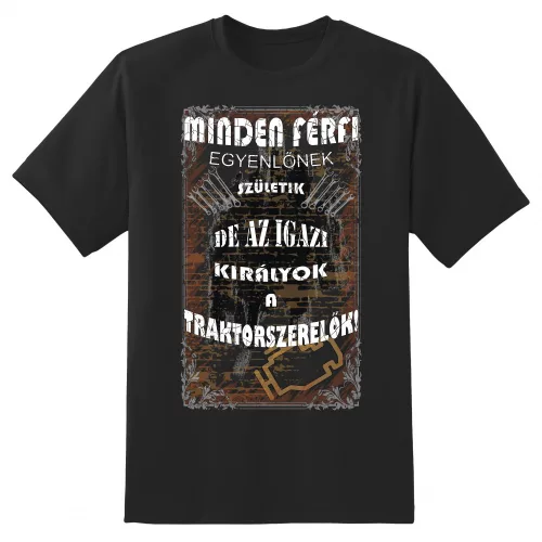 tričko kral traktor mechanik