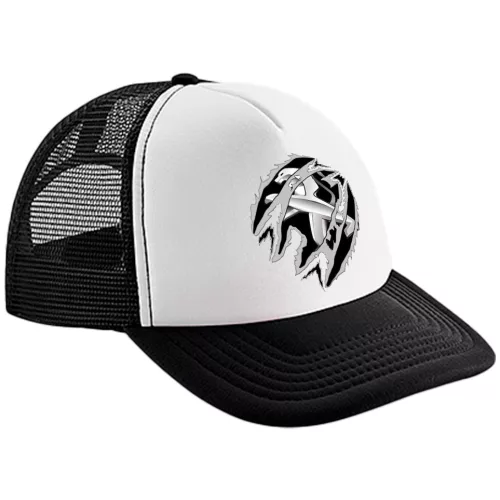 čiernobiela ​​peugeot baseballová čiapka