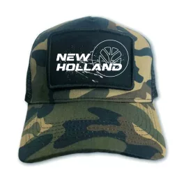   vymeniteľná náplasťová baseballová čiapka s poľným vzorom new holland
