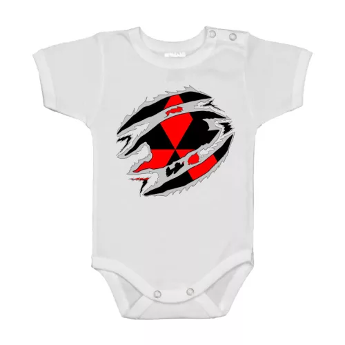 mitsubishi biele telo s krátkym rukávom