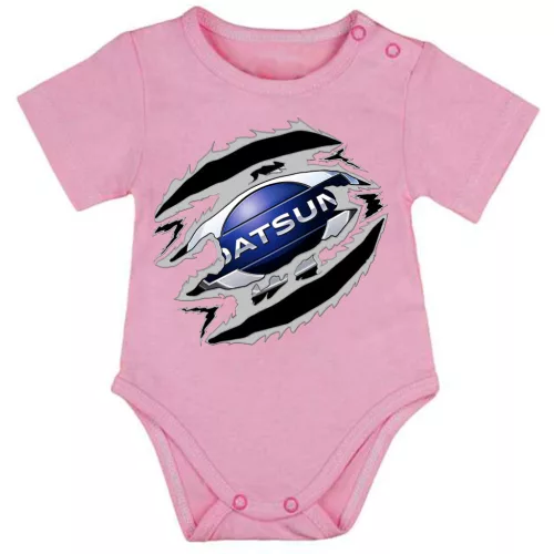 datsun ružová body s krátkym rukávom