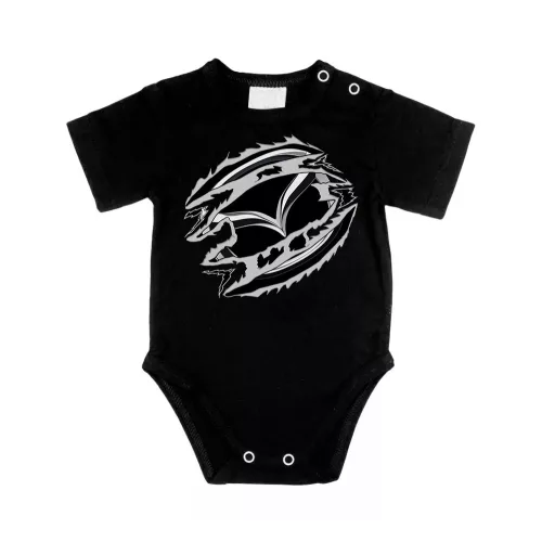 mazda čierna krátky rukáv dojenské body