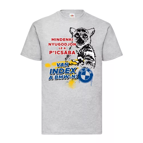 všetci upokojte sa šedé tričko (van index)