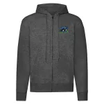 sveter s mikinou new holland zips tmavošedý