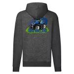 sveter s mikinou new holland zips tmavošedý