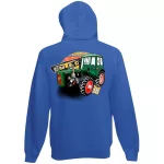 malý detský sveter dutra na zips - modrý