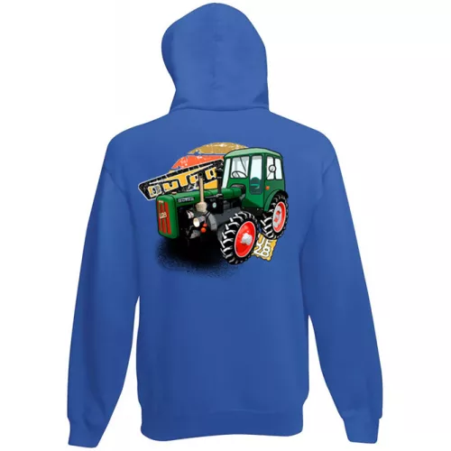 malý detský sveter dutra na zips - modrý