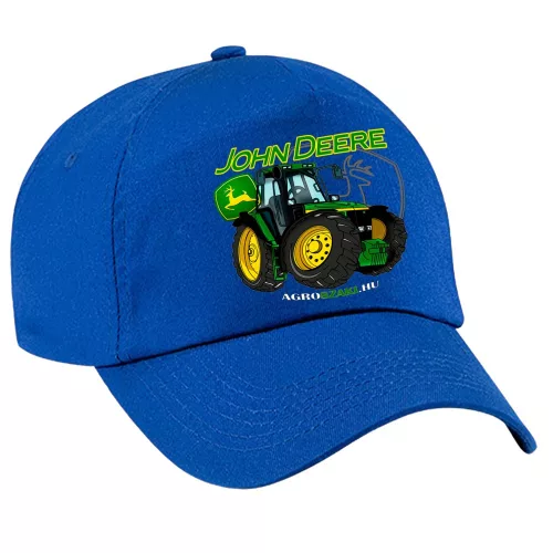 modrá látka zelený traktor detská baseball čiapka