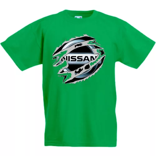 detské tričko nissan zelené