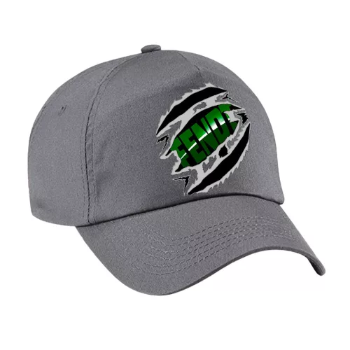 sivá látka fendt baseball čiapka