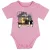 raba ružová body pre bábätká krátky rukáv