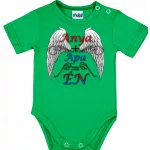 mama+otec=ja body pre bábätká červené