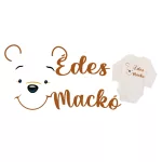 sladké telíčko pre bábätko medvedíka