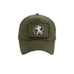 vymeniteľná šiltovka peugeot military zelená