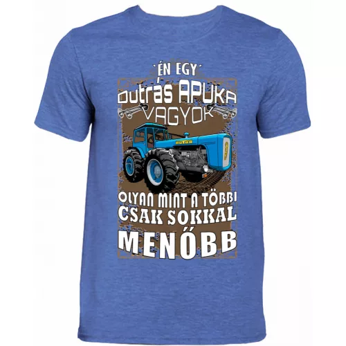 modré tričko i'm a dutra dad