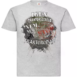 som traktor mechanik tričko krátky rukáv šedé