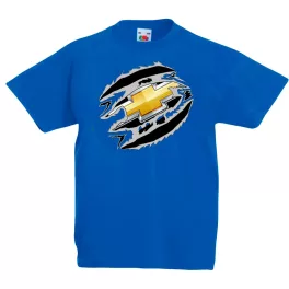 detské tričko chevrolet modré
