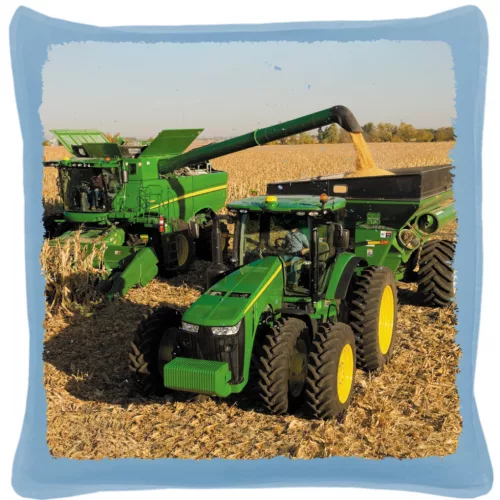 jd harvest modrá bavlna plátna