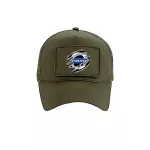 zelená vymeniteľná baseballová čiapka volvo army