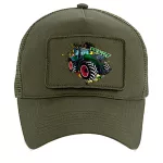 fendt military zelená vymeniteľná baseballová čiapka