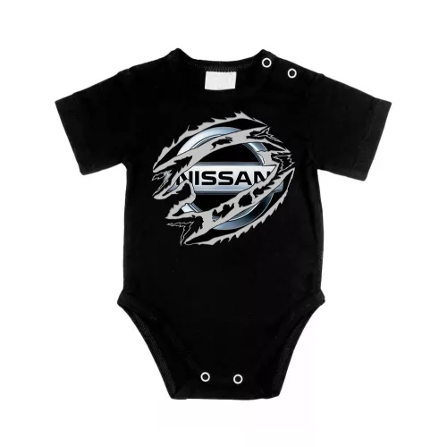 body nissan čierna s krátkym rukávom