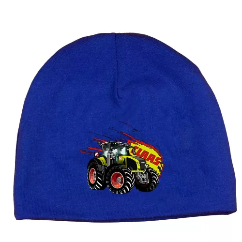 detská čiapka claas axion modrá