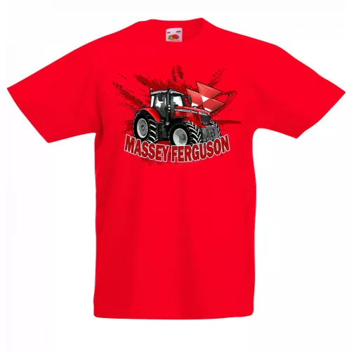 detské tričko massey ferguson červené