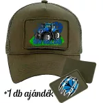baseballová čiapka new holland military zelená vymeniteľná záplata