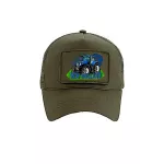 baseballová čiapka new holland military zelená vymeniteľná záplata