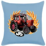 mtz 50 modrá bavlnený plátnený vankúš