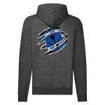 mikina s mikinou na zips s logom new holland